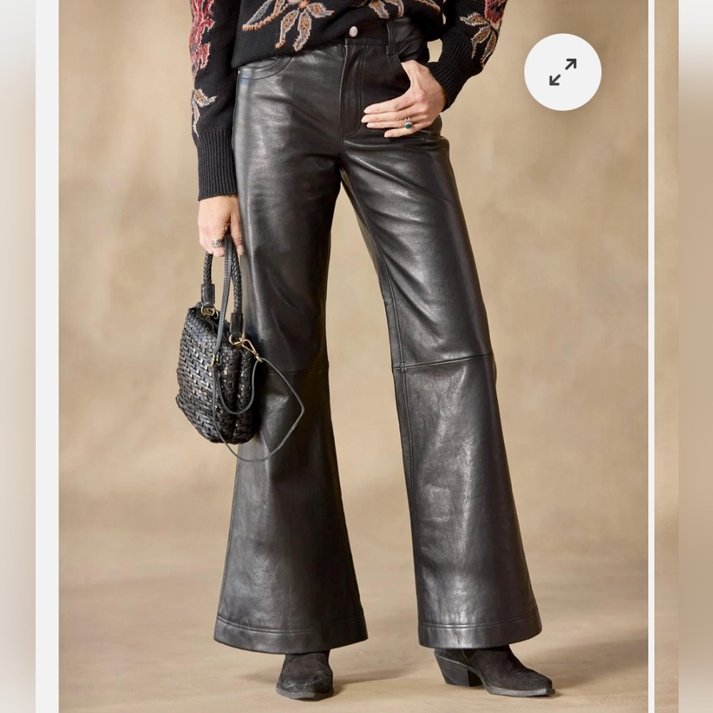 St. Aton Leather Pants Anthropologie Free People